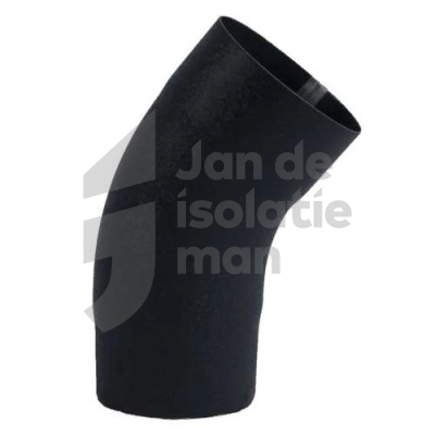 Bocht Alu Vestis 3D RAL 7016 ø80mm 40°