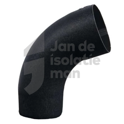 Bocht Alu Vestis 3D RAL 7016 ø100mm 72°