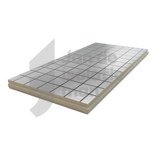 PIR 2-zijdig Aluminium 2400x1200x142 tand en groef Rd: 6,45 (=2,88 m²)