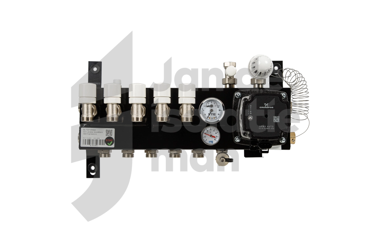 Slim verdeler Grundfos A label 5-groeps e.c.