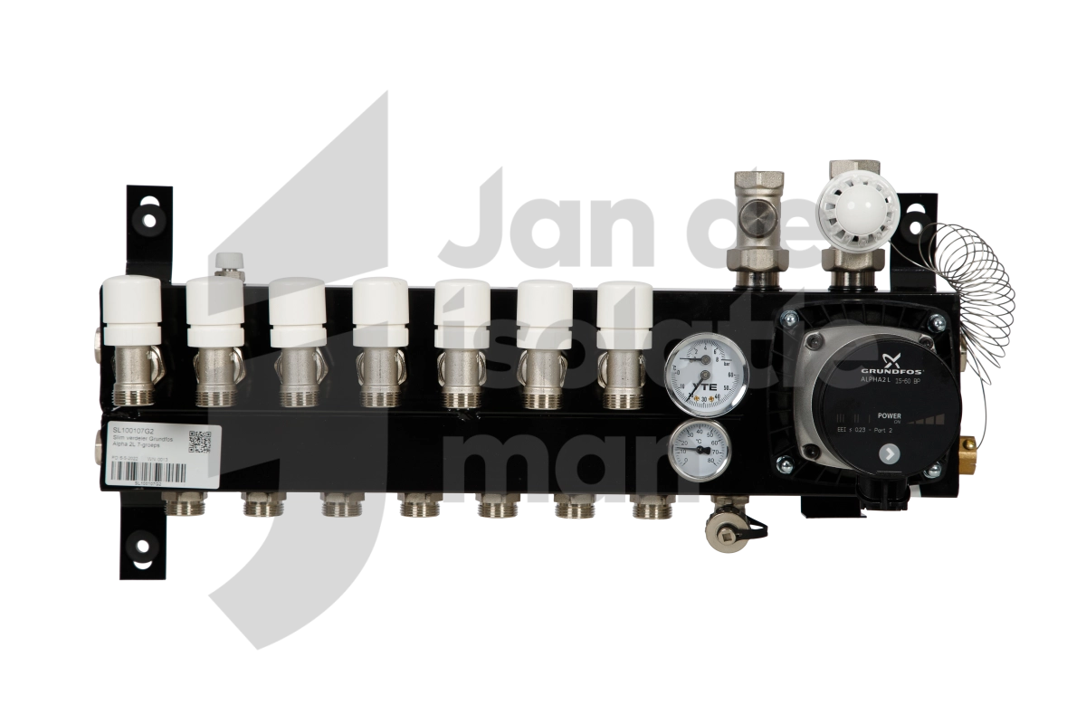 Slim verdeler Grundfos A label 7-groeps e.c.