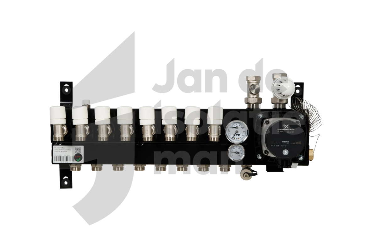 Slim verdeler Grundfos A label 8-groeps e.c.